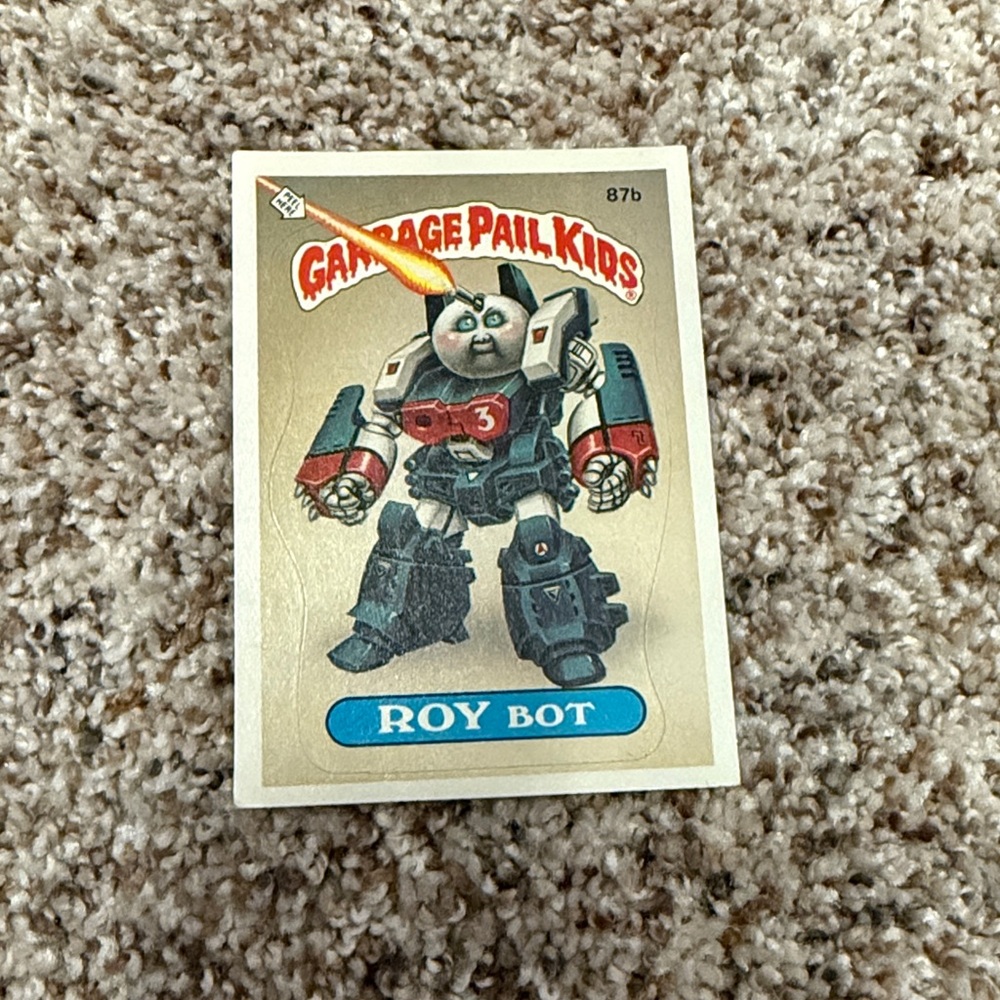 Garbage Pail Kids Roy Bot Trading Card